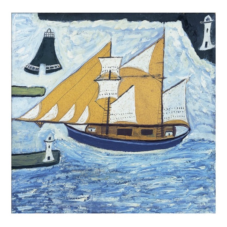 Alfred Wallis The Blue Ship, c.1934, £160