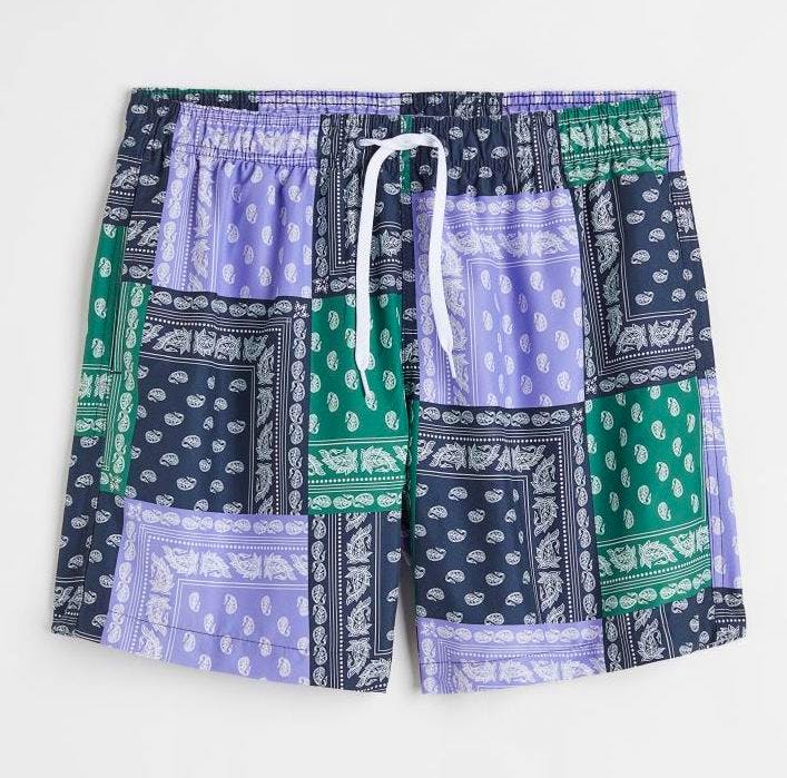 HM Paisley Swim Shorts, £12.99