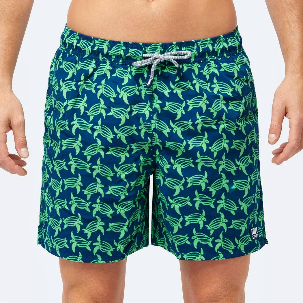 Tom & Teddy Navy & green Turtle Shorts, £69.95
