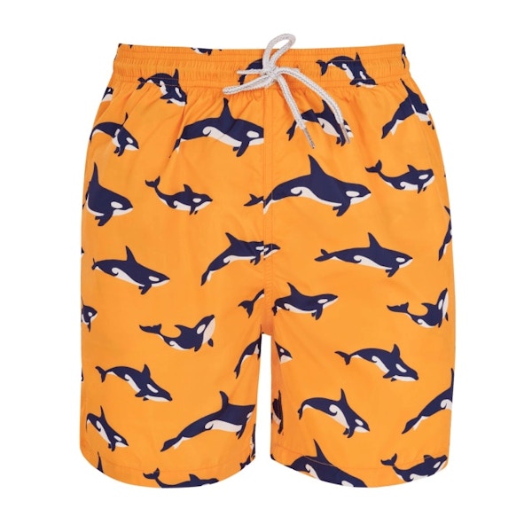 Wolf & Badger Orca Swim Shorts, £60