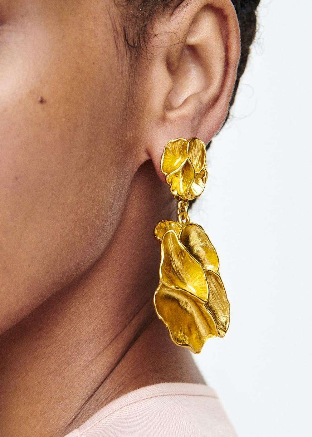 Zara Petal Earrings, £15.99