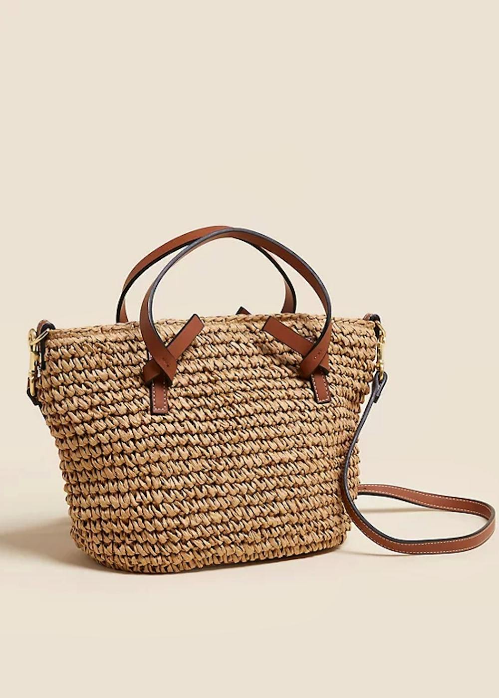 M&S Straw Mini Tote Bag, £19.50