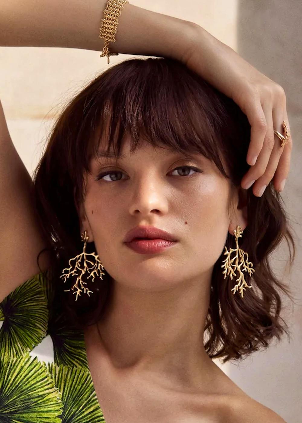 Soru Coral Branch Earrings, £180