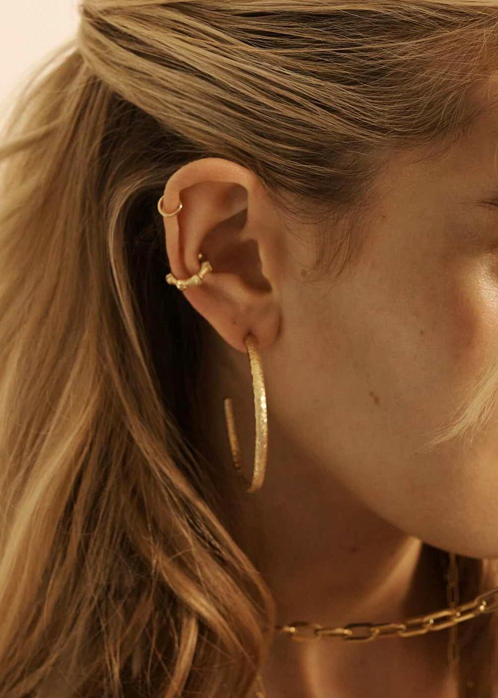 Annoushka 18ct Gold Organza Hoop Earrings, £2,600