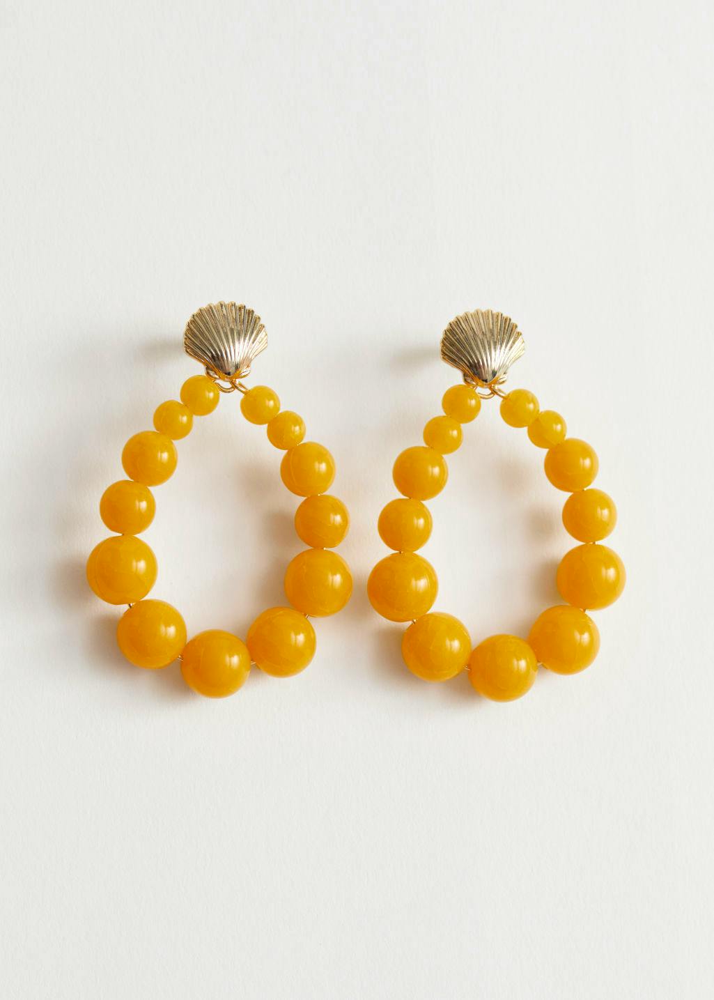& Other Stories Multi Pearl Pendant Earrings, £19