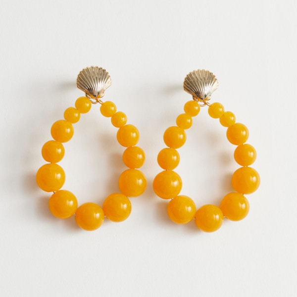 & Other Stories Multi Pearl Pendant Earrings, £19