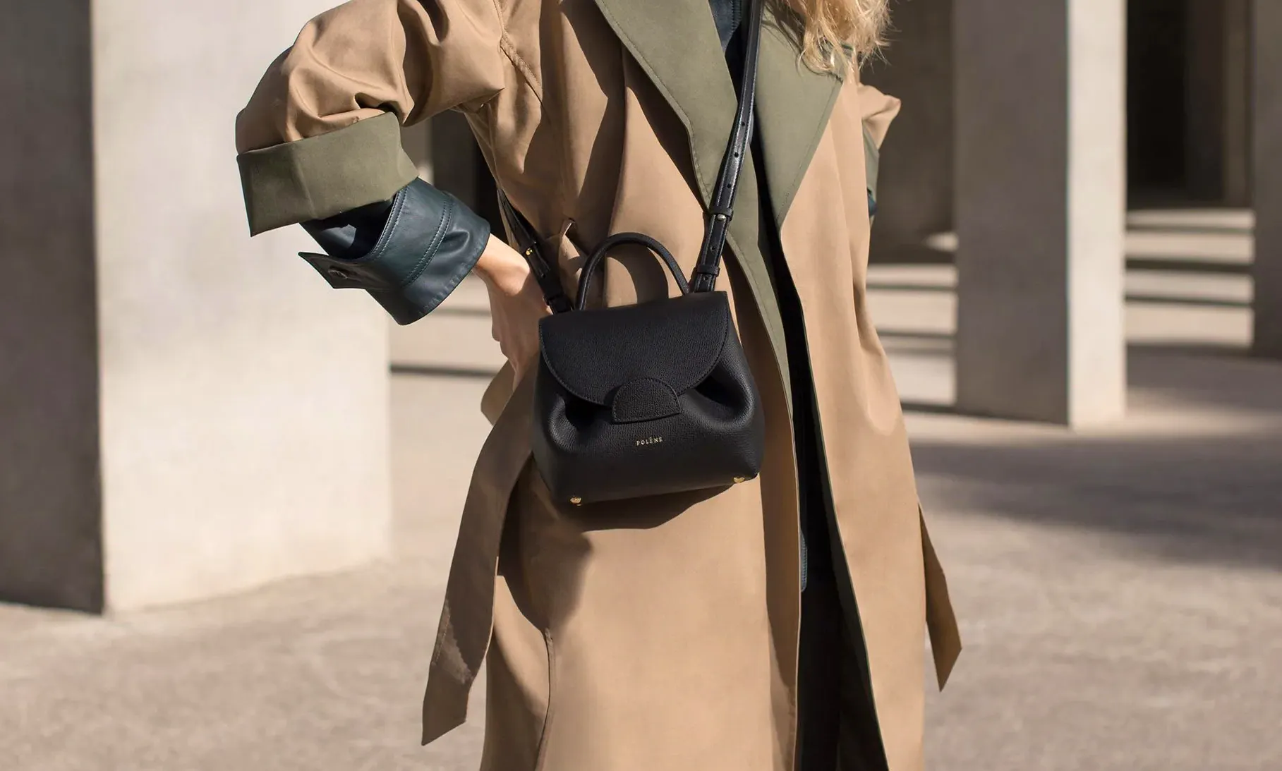 Win Polene Number One Nano Handbag