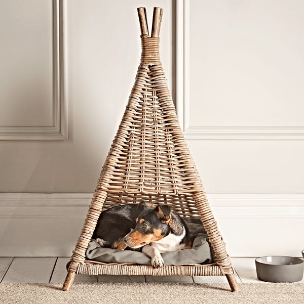 Cox & Cox Rattan Pet Tipi, £175