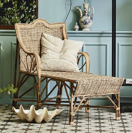 Nordal Zeya Rattan Lounge Chair – Natural, £772