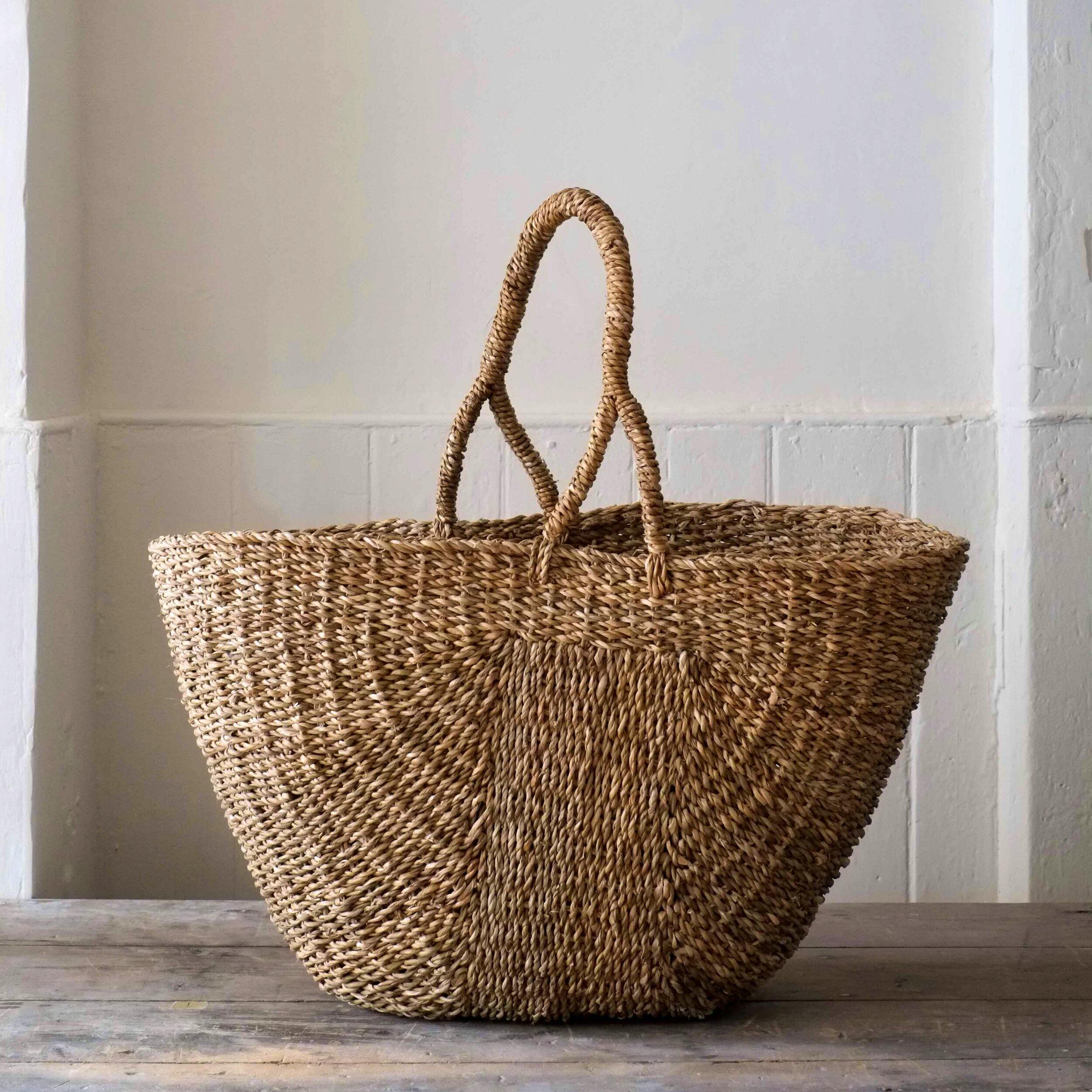 Straw London Extra Large Basket, £125