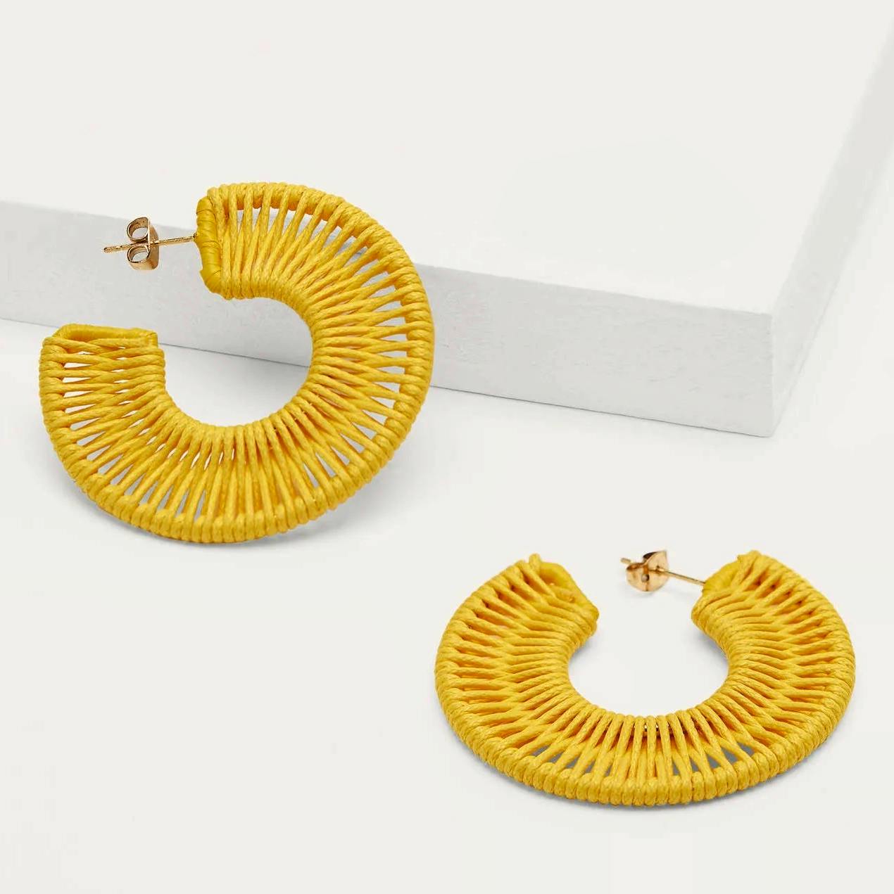 Boden Woven Hoop Earrings, £25