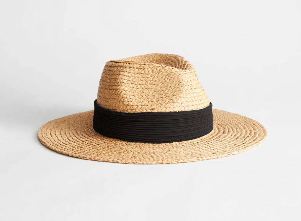 & Other Stories Ribbon Brim Woven Hat, £27