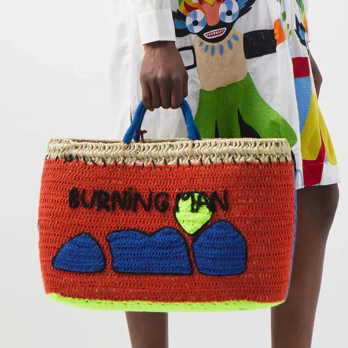 Kilometre Paris Burning Man Basket Bag, E320