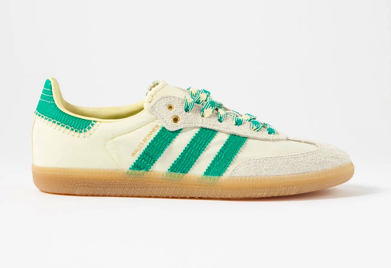 Adidas X Waler Bonner Striped Suede Trainers, £140
