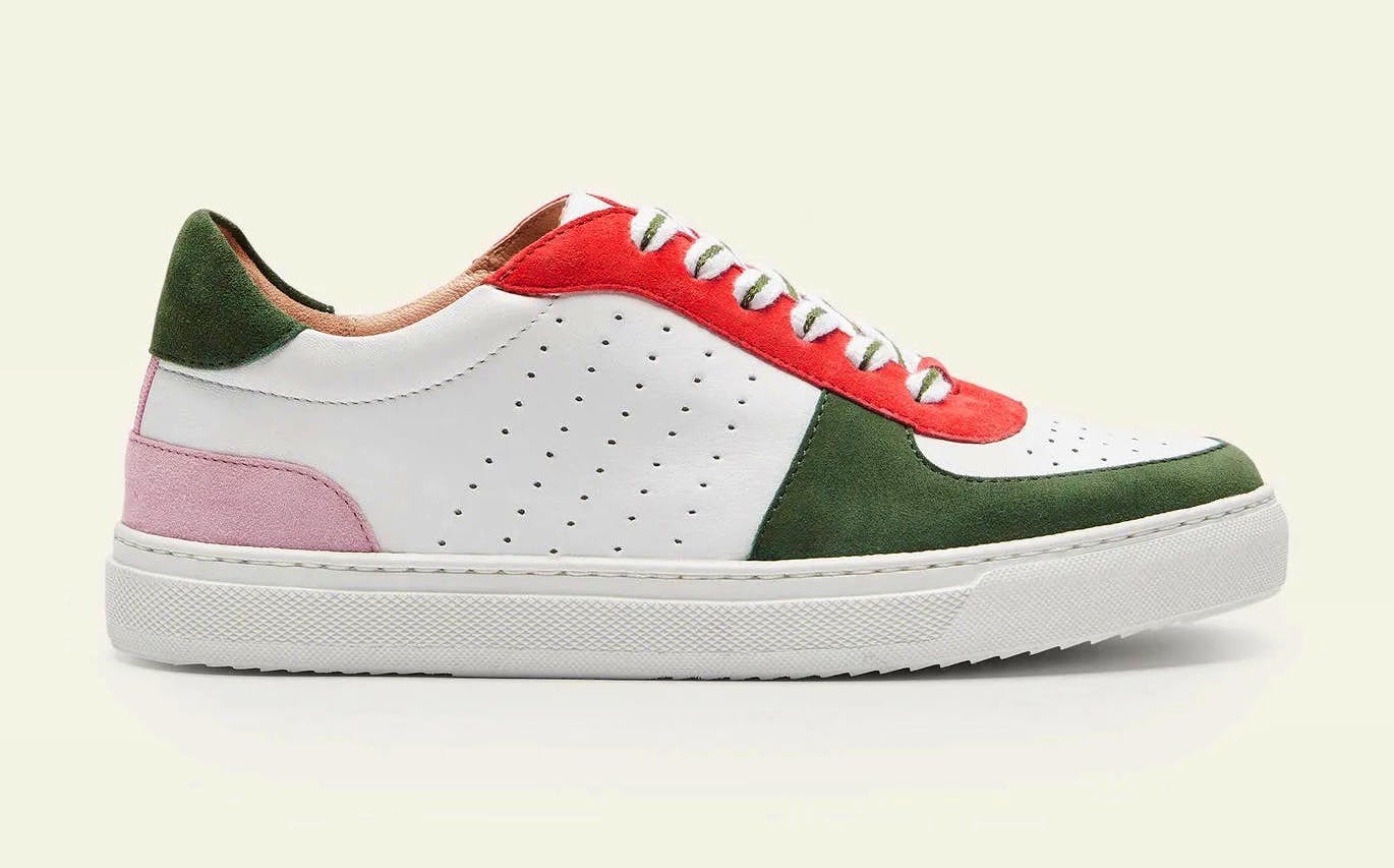 Boden Lace Up Leather Trainers, £90