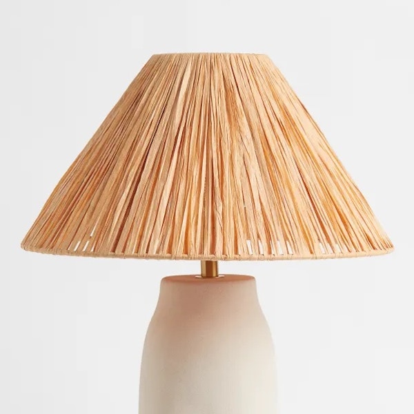 H&M Small Paper Straw Lamp Shade, £29.99