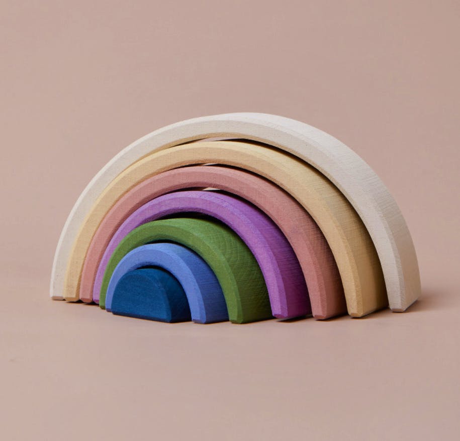 Greenable Wooden Rainbow, £25
