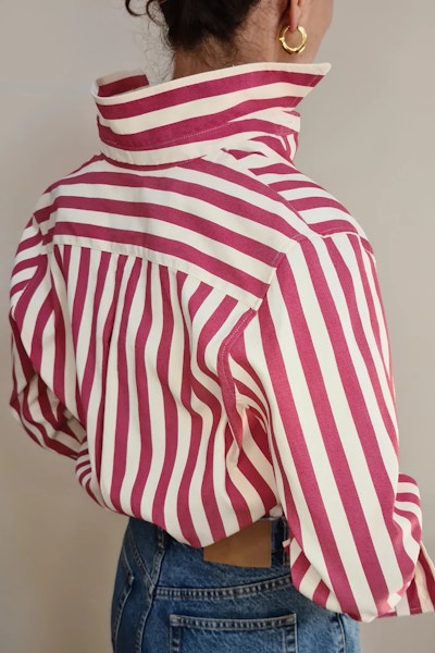Yaitte Buoy Red Striped Shirt, £195