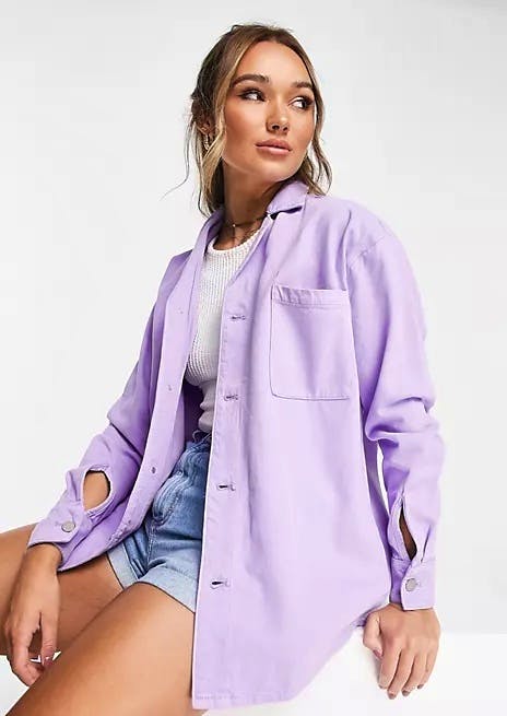 ASOS Wover Oversized PJ Style Shirt, £52