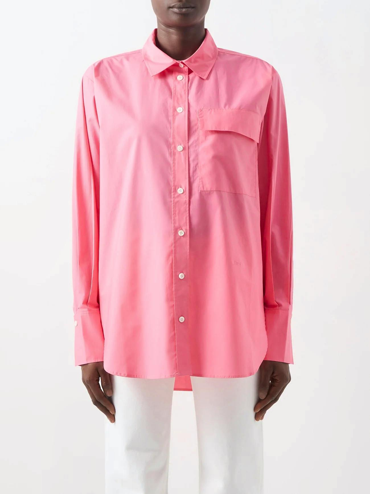 Frame Oversized Organic-Cotton Shirt, £295