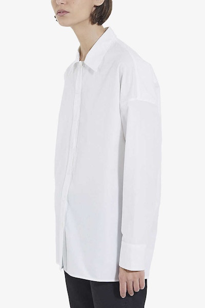 The Kooples Oversized Cotton Poplin Shirt, NOW £87.50