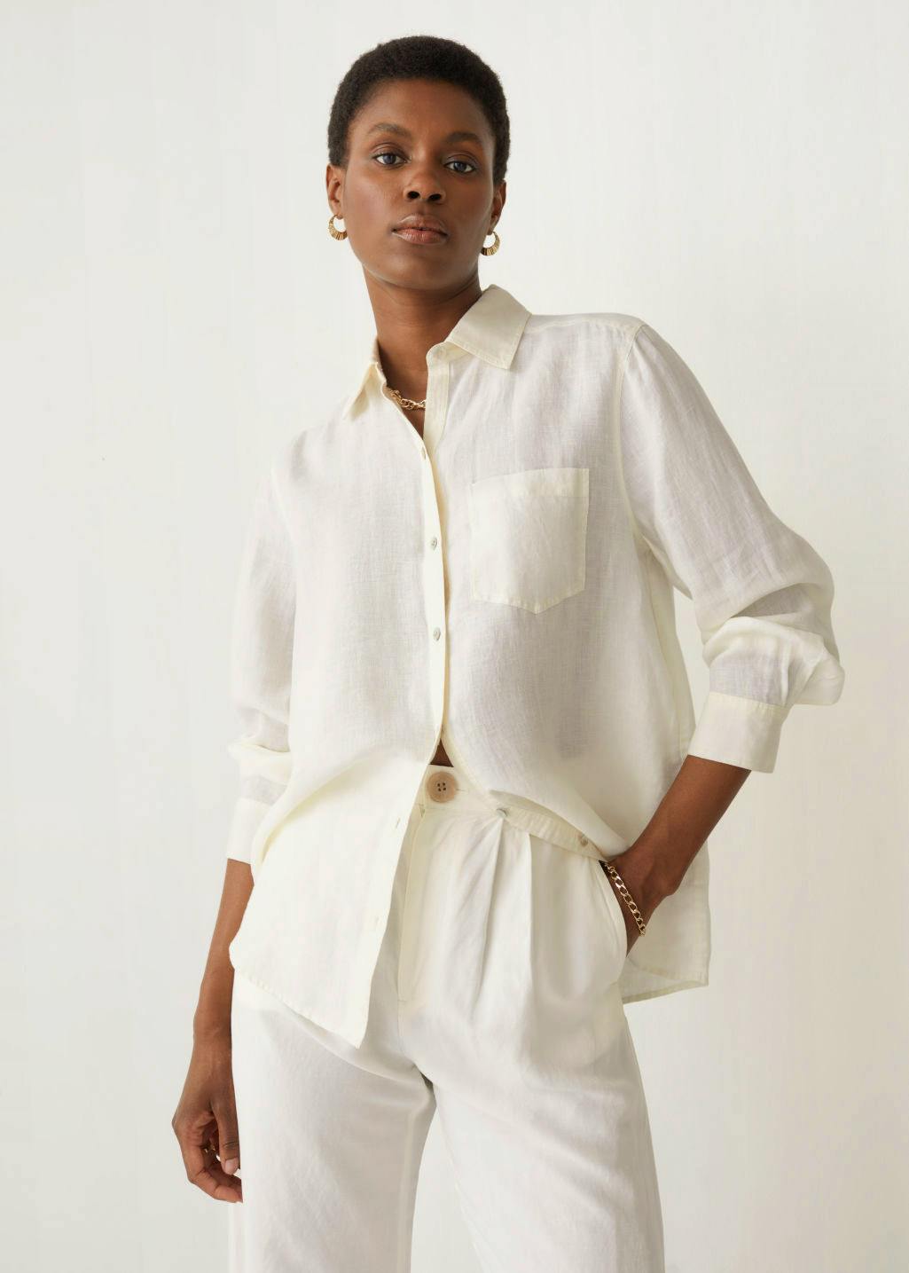 Stories Oversized Patch Pocket Shirt, £75