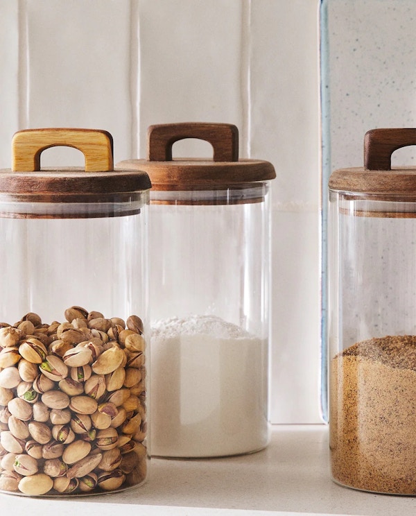 Glass And Wood Storage Jars, From £12.99 Copy