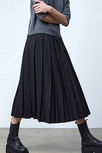 Plumo Black Pleated Skirt, £139