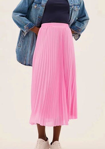 Marks & Spencer Pleated Midaxi Skirt, £24
