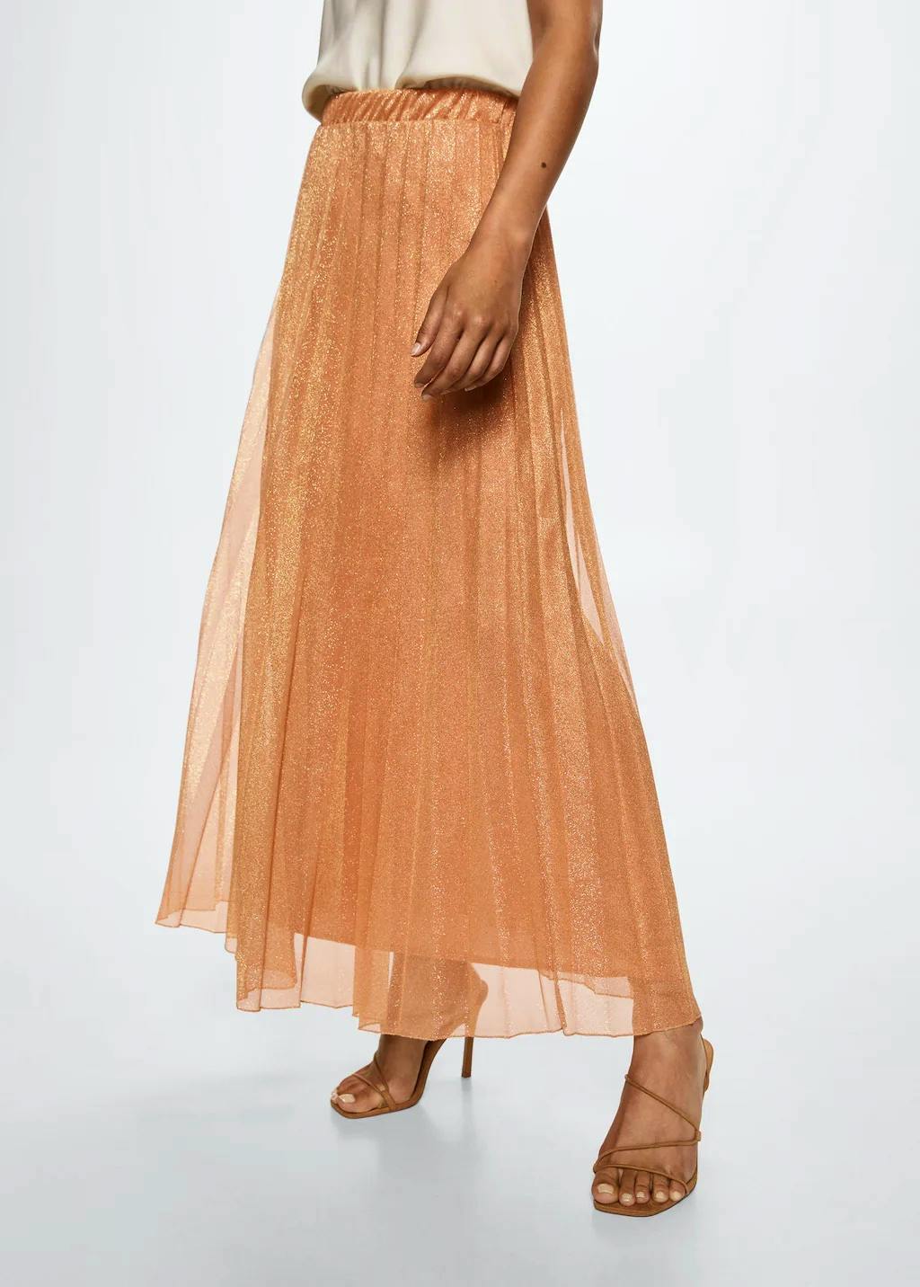 Mango Pleated Midi Skirt, £59.99