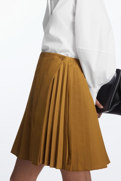 Cos Pleated Mini Skirt, £59