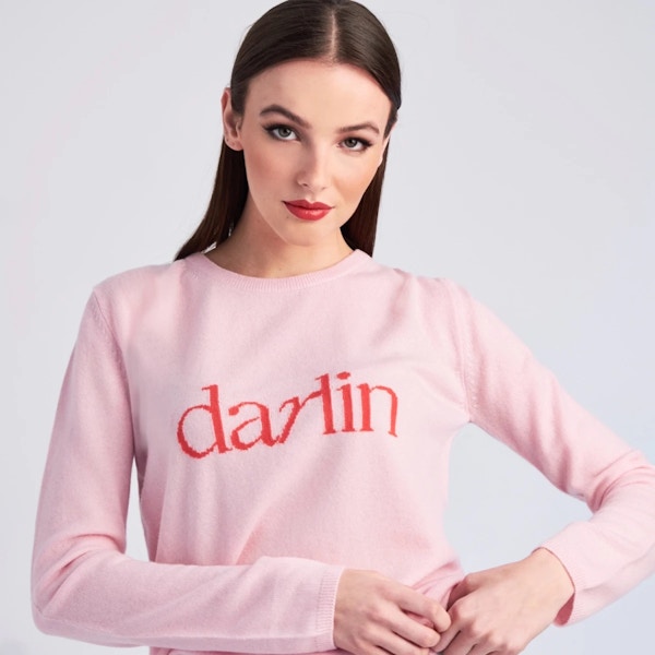 Marlindarlin Darlin Pink 100% Cashmere Jumper, £225