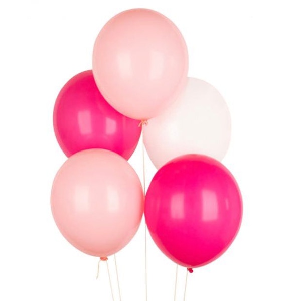 My Little Day Set Of 10 Latex Balloons – Pink, £4