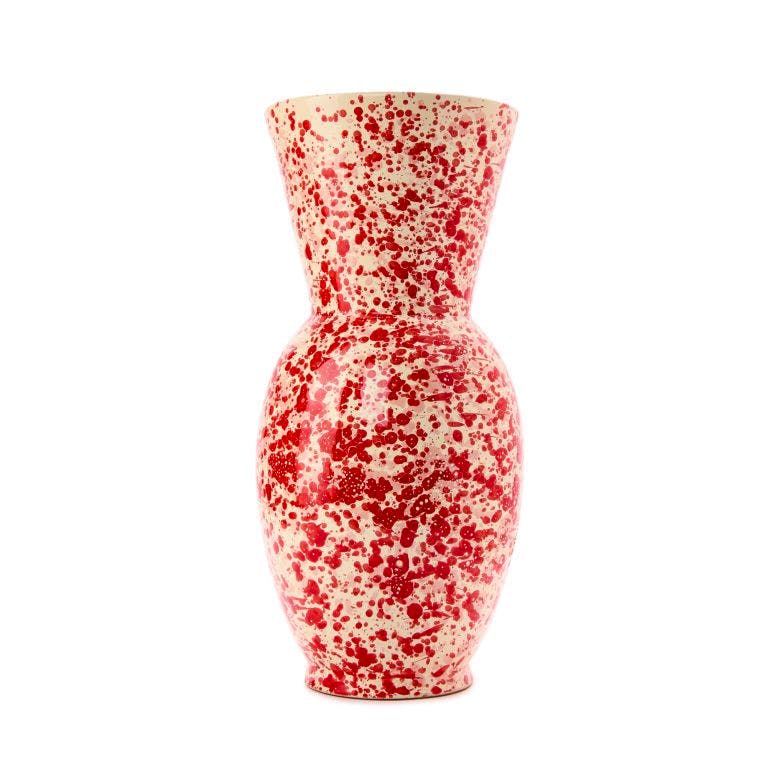 The Conran Shop Splatter Vase in Red And Pink, £125