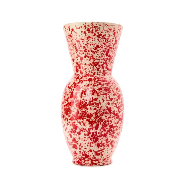 The Conran Shop Splatter Vase in Red And Pink, £125