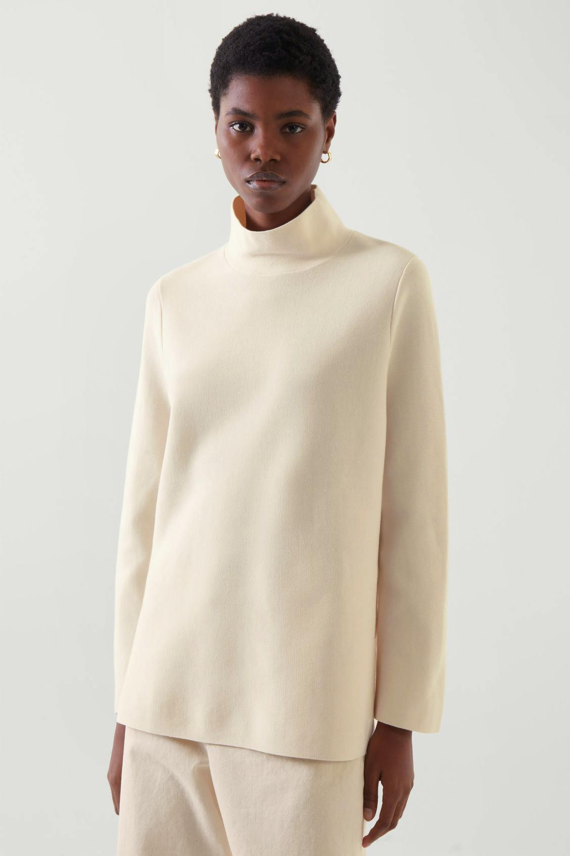 A Line Roll Neck Top, £69