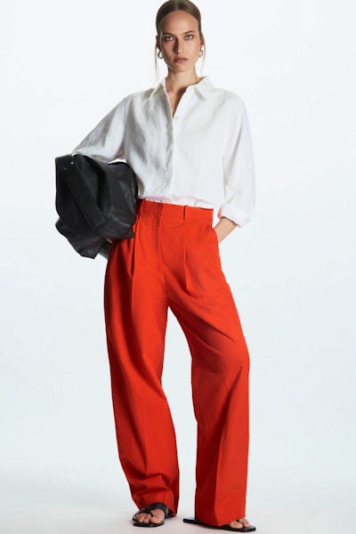 Wide-Leg Tailored Trousers, £79