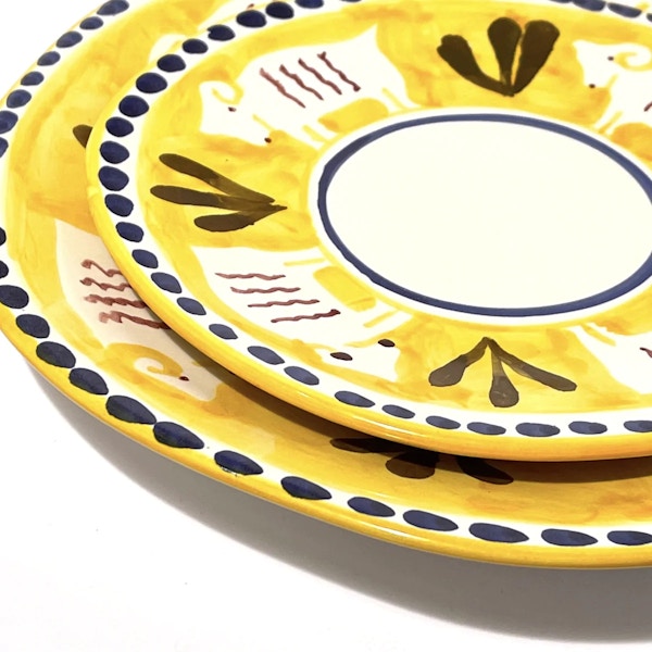 Amalfi Yellow Capra Dinner Plate, £22 Each Copy
