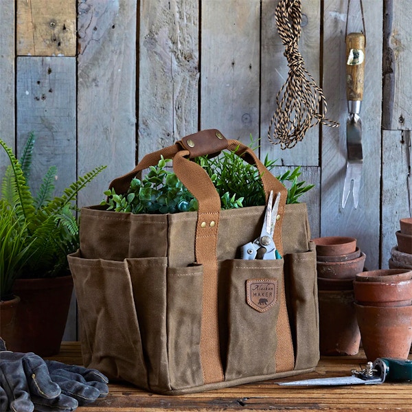 Brown Waxed Canvas Gardening Bag, £69 Copy