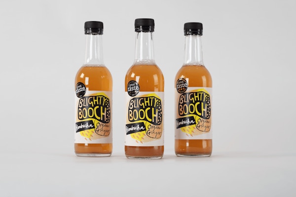 Ginger Kombucha, Blighty Booch, 12 X 330ml Bottles, £38