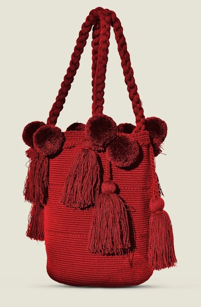 The Colombia Collective Wayuu Luxury Pom Pom Bag, £98