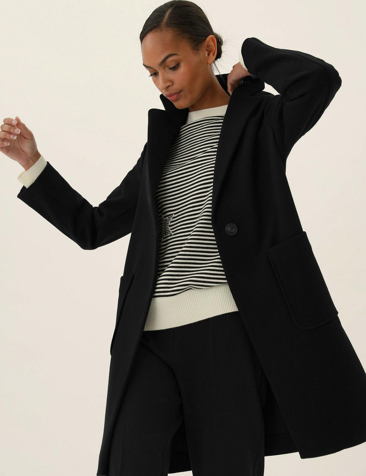 M&S Relaxed Single Breasted Coatigan, £49.50