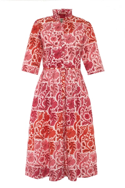 Day Dress Isla In Pink Pheasant, £235