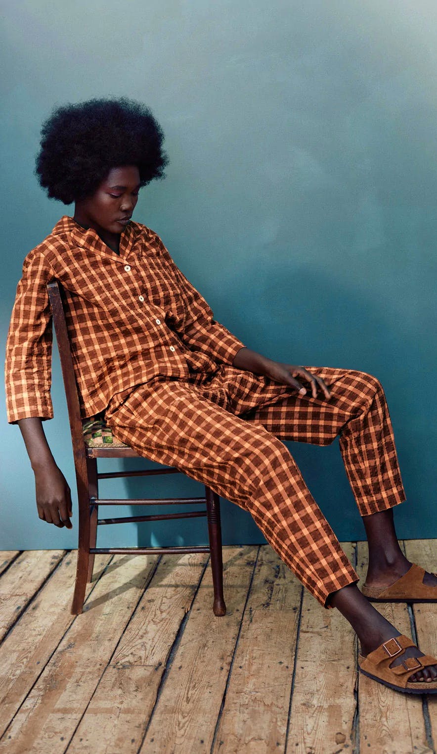 Toast Seersucker Check Pyjamas, £140