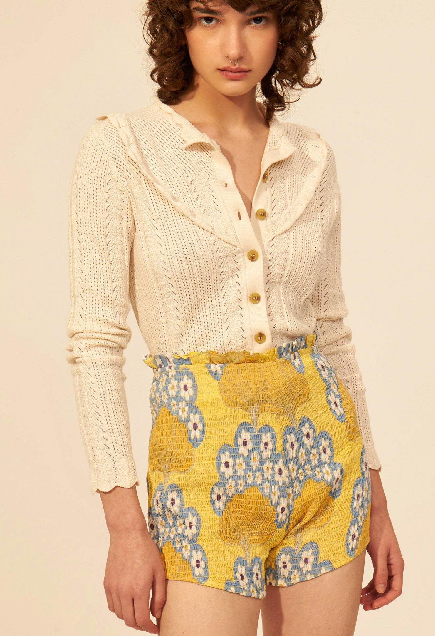 Antik Batik Lettie Smocked Shorts, NOW £44