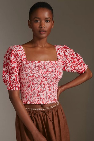 Smocked Eyelet Top, NOW £56  Copy