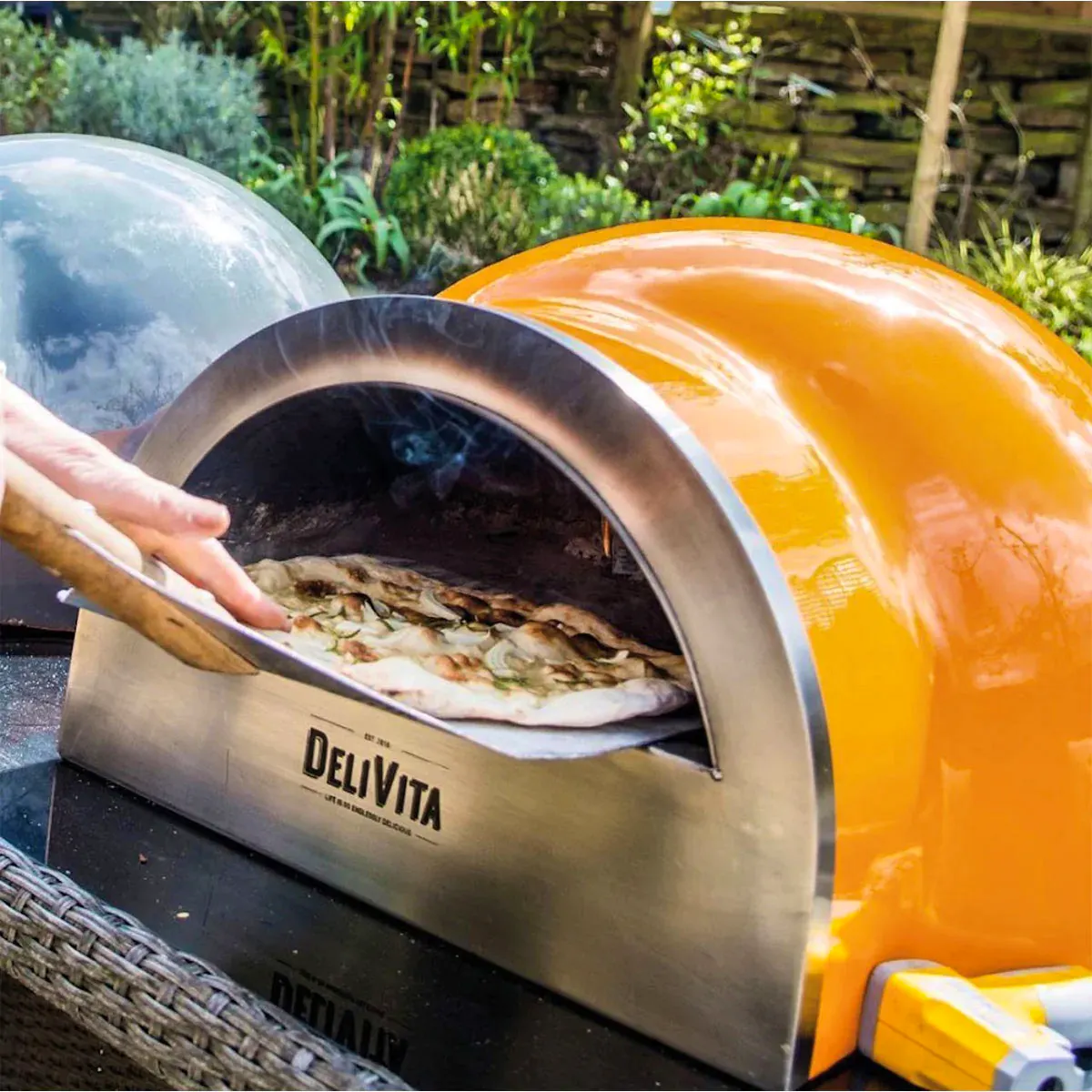 Divertimenti Delivita Wood-Fired Oven - Orange Blaze, £1,390