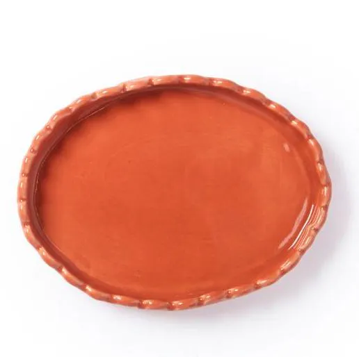 KCHossack Pottery Exclusive Scallop Butter Dish in Coral, £25