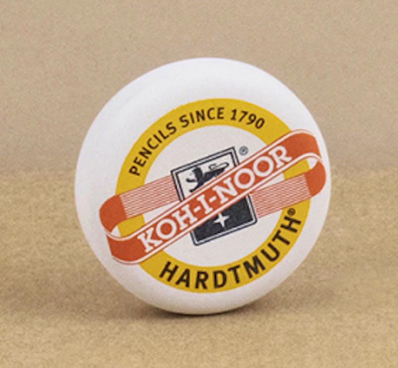 Objects of Use White Koh-I-Noor Logo Eraser, £1