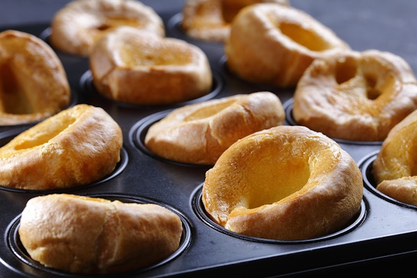 Close-up-Of-Classic-Yorkshire-pudding